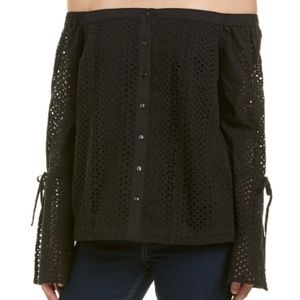 NEW Likely Black Small Medium Off the shoulder Top